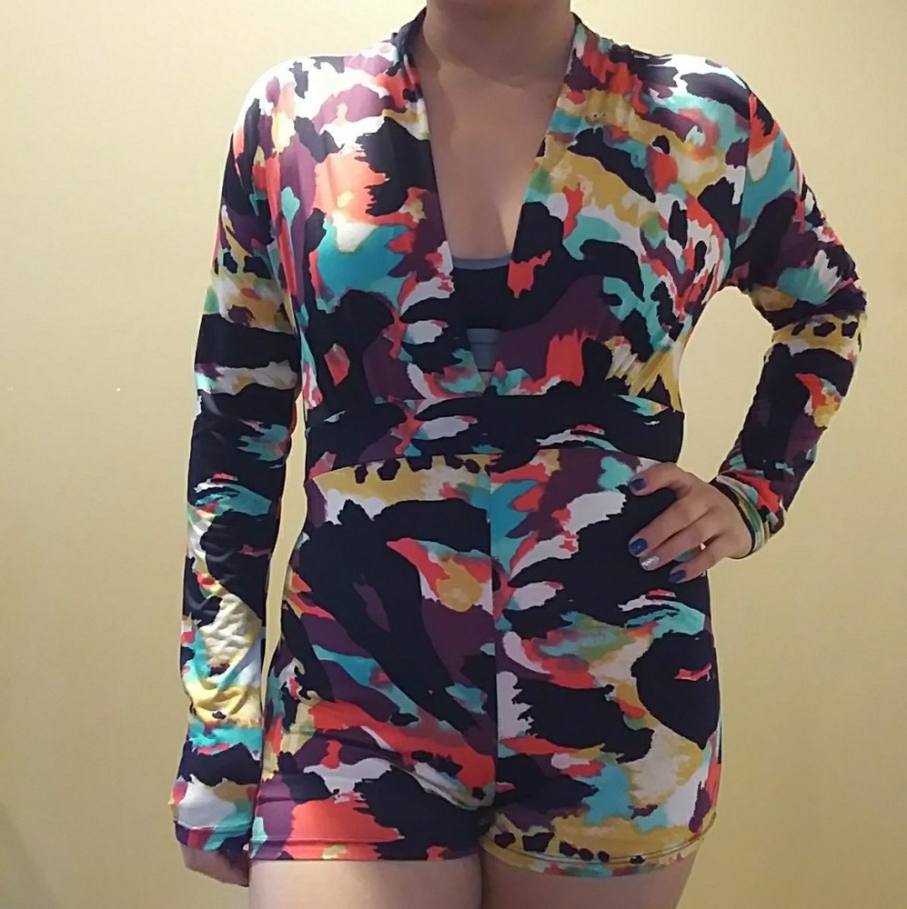 Colorful Romper - Picture 2 of 3